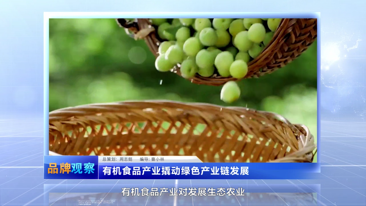 有機食品產(chǎn)業(yè)撬動綠色產(chǎn)業(yè)鏈發(fā)展