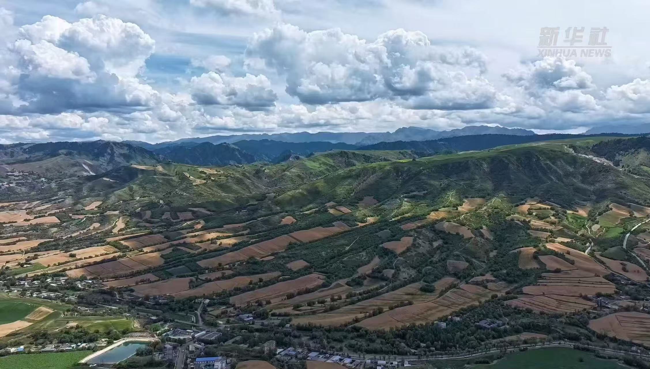 如詩(shī)如畫的田野風(fēng)光：在新疆奇臺(tái)邂逅美麗鄉(xiāng)村